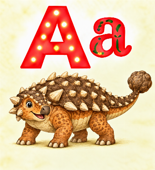 Ankylosaurus i Augusta