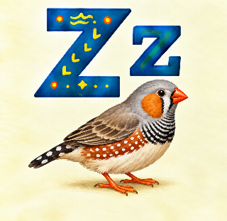 Zebrafinke i Augusta