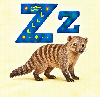 Zebramangust i Augusta