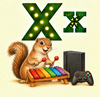 Xylofon og xbox. i Augusta