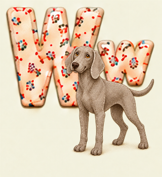 Weimaraner i Lappeline