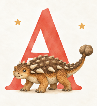 Ankylosaurus i Liva