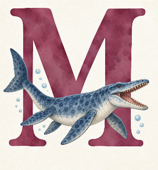Mosasaurus i Liva