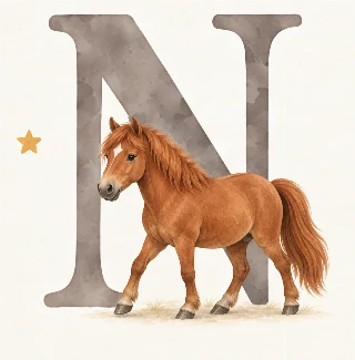 New forest-pony i Liva