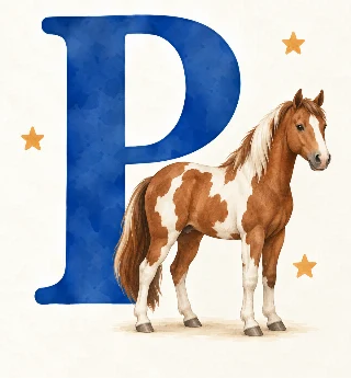 Paint horse i Liva