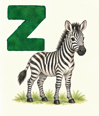 Zebra i Silke